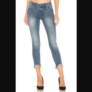 One Teaspoon Freebirds II Low Rise Skinny Jeans Size 28 Crop Oxford Denim